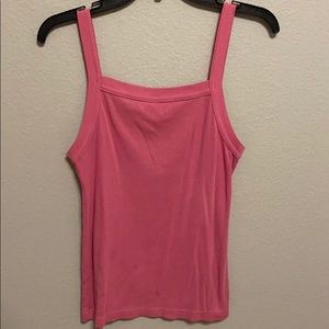 Y2K pink tank top